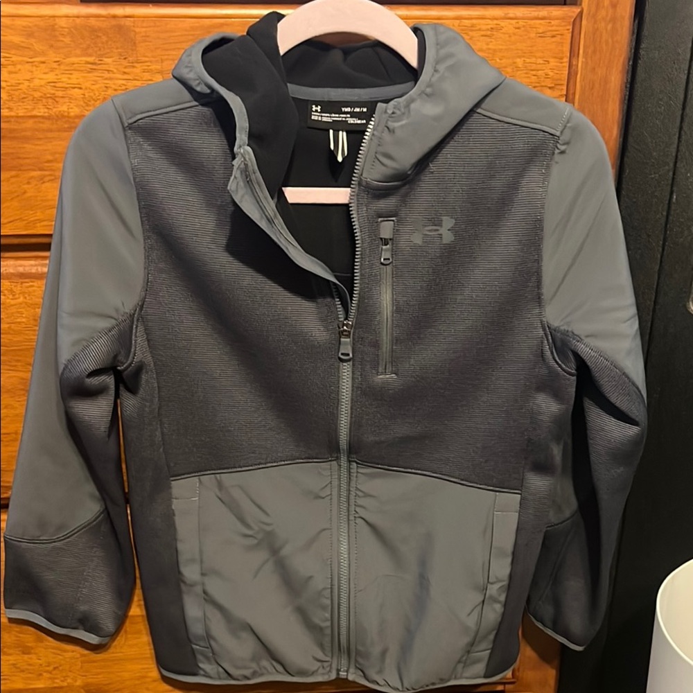Under Armour Gray Full-Zip Soft shell jacket